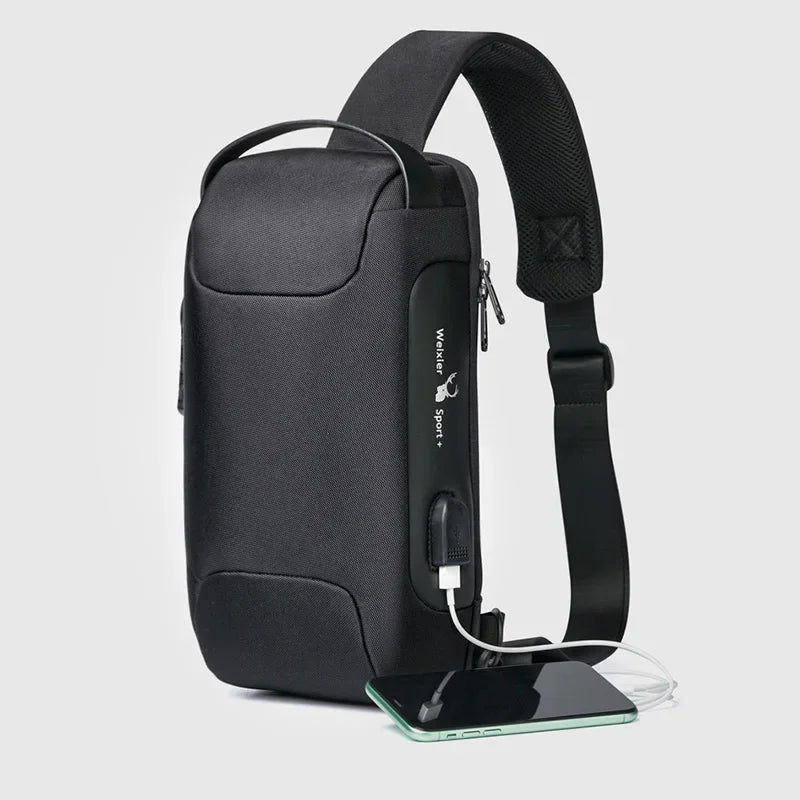 Anti-Theft Crossbody Charging Bag