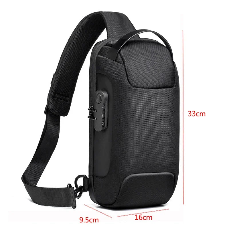Anti-Theft Crossbody Charging Bag