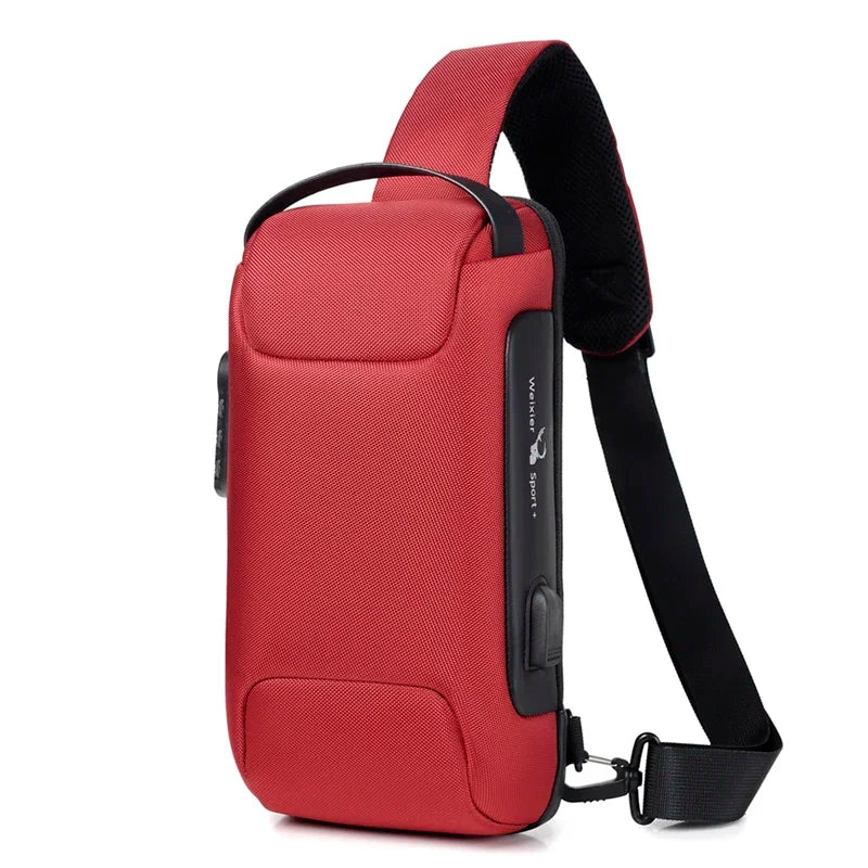 Anti-Theft Crossbody Charging Bag