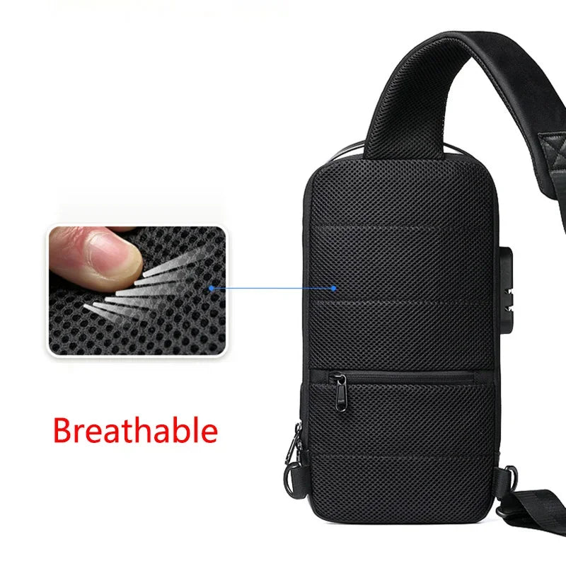 Anti-Theft Crossbody Charging Bag